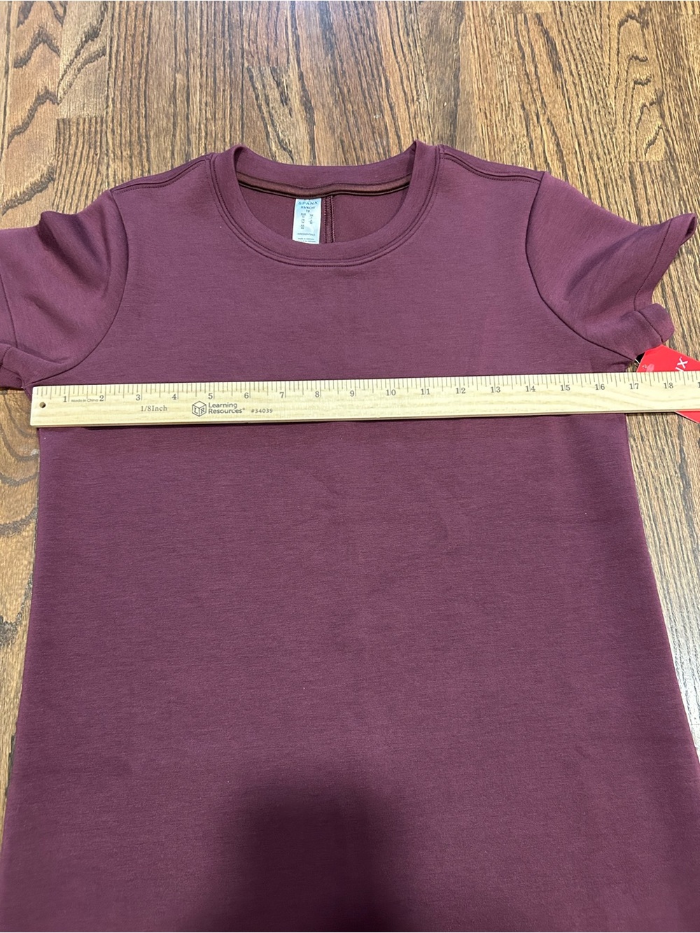 NWT Spanx AirEssentials Mulberry Maxi Dress XS Short Sleeve Soft Stretch - Picture 6 of 8